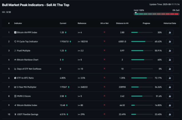 Bull market top Bitcoin 1