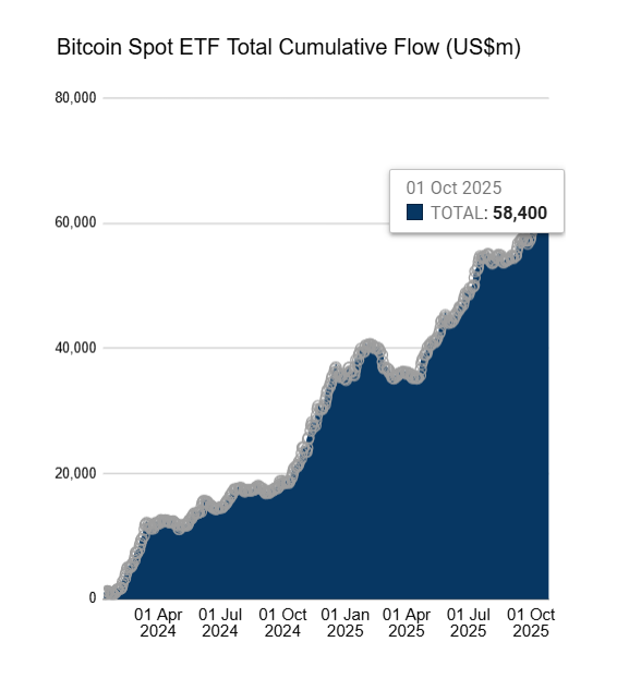 Bitcoin Spot ETF Net Flows. 