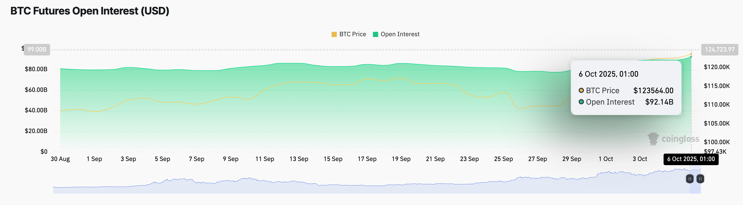 BTC Futures Open Interest. 