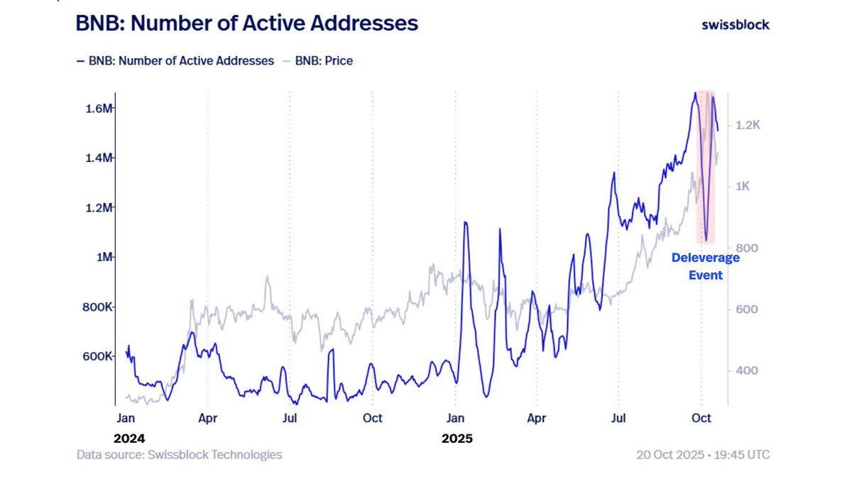 BNB's Active Addresses
