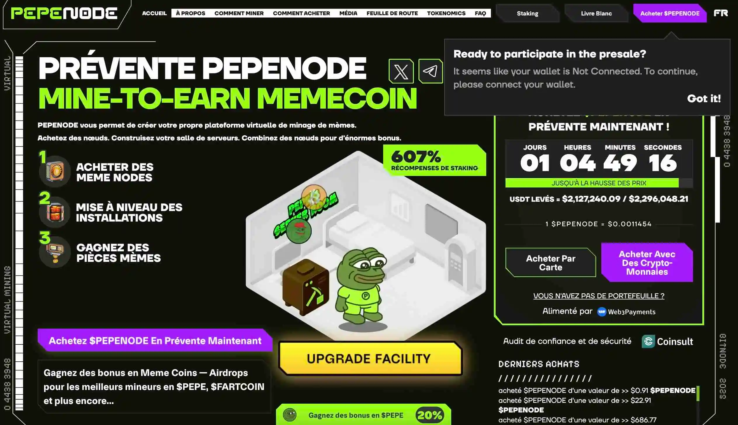 Acheter PepeNode