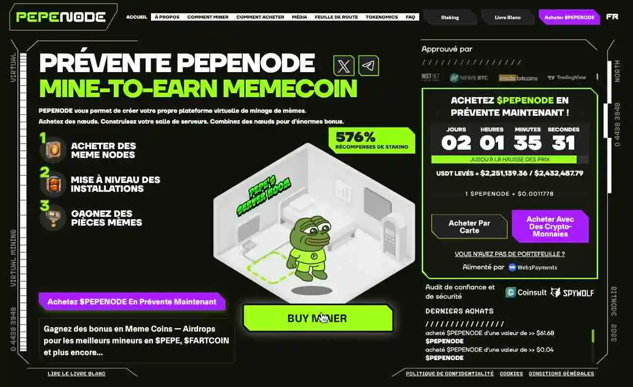 Acheter PepeNode