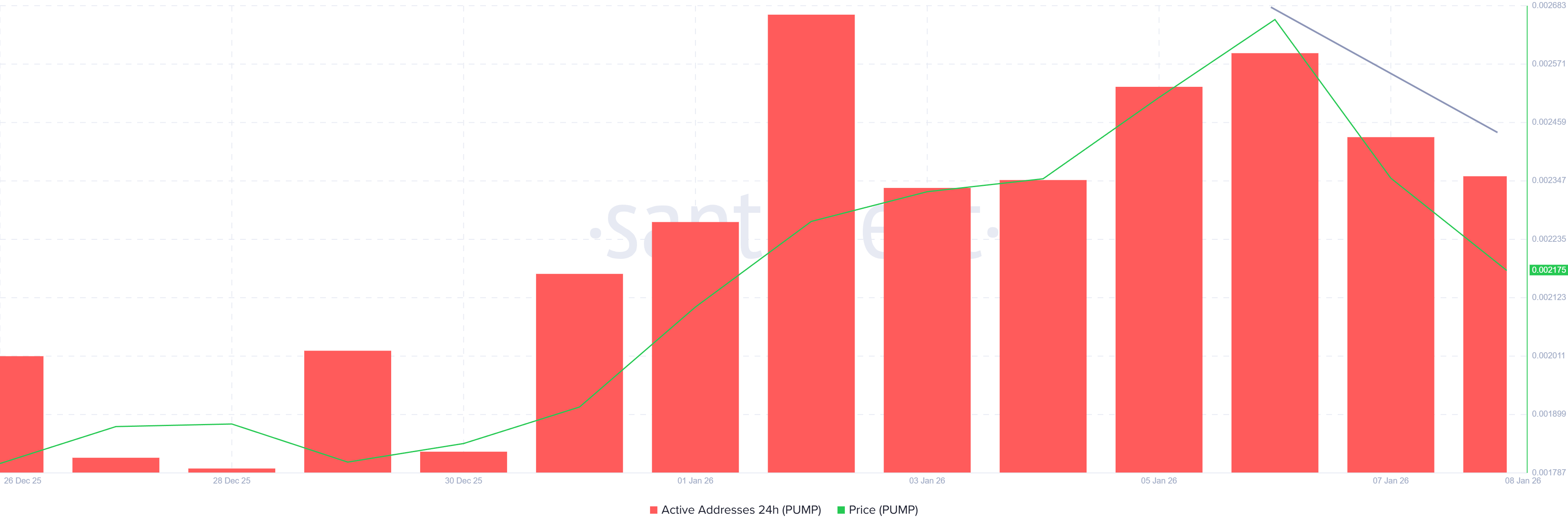 PUMP Active Addresses