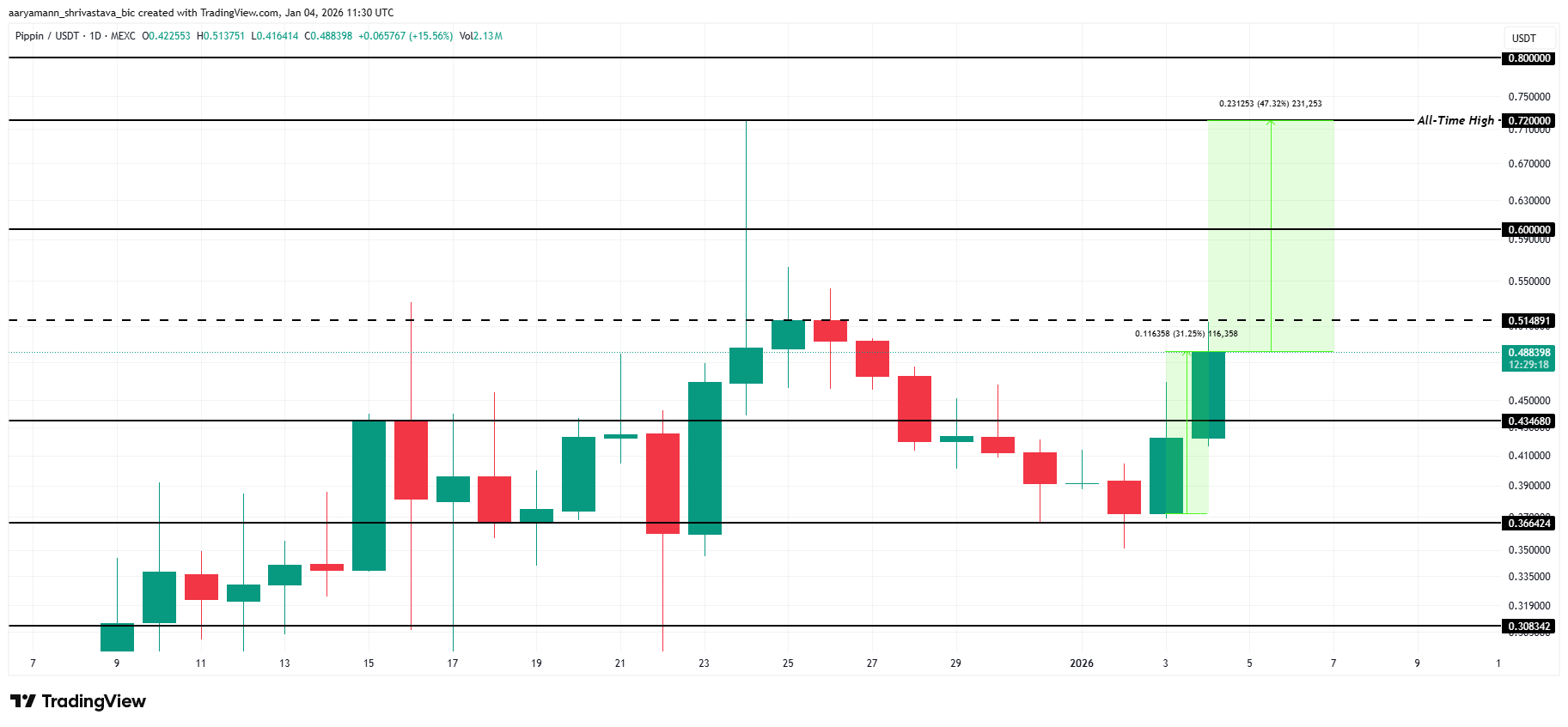 PIPPIN Price Analysis