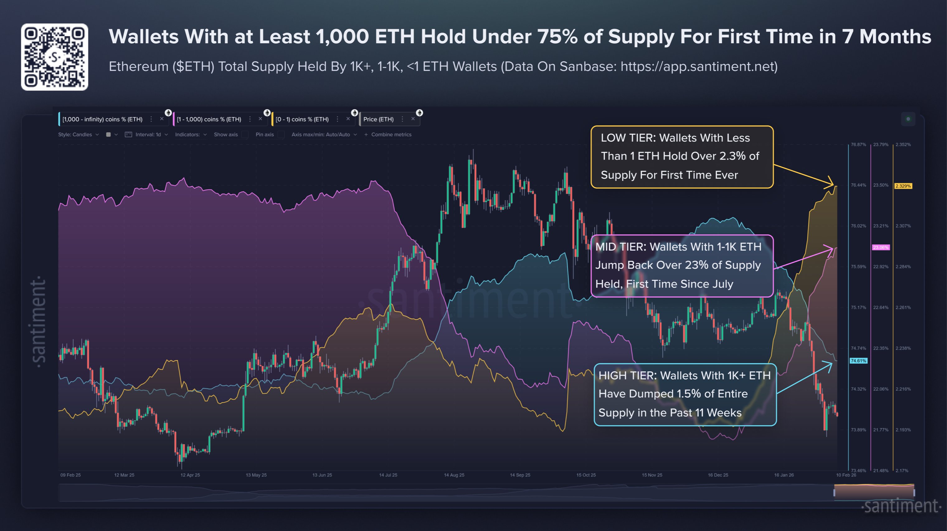 Ethereum Whale Supply