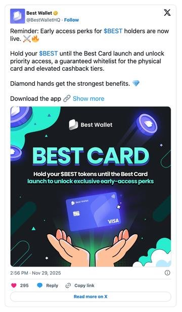 Best Wallet karta Best Card výhody