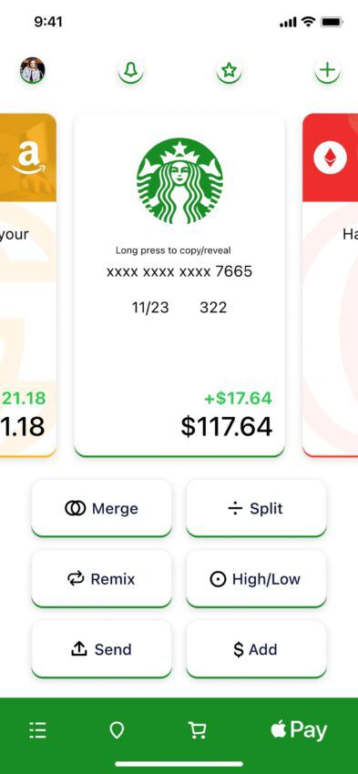 crypto Christmas gift idea gift card giftcoin