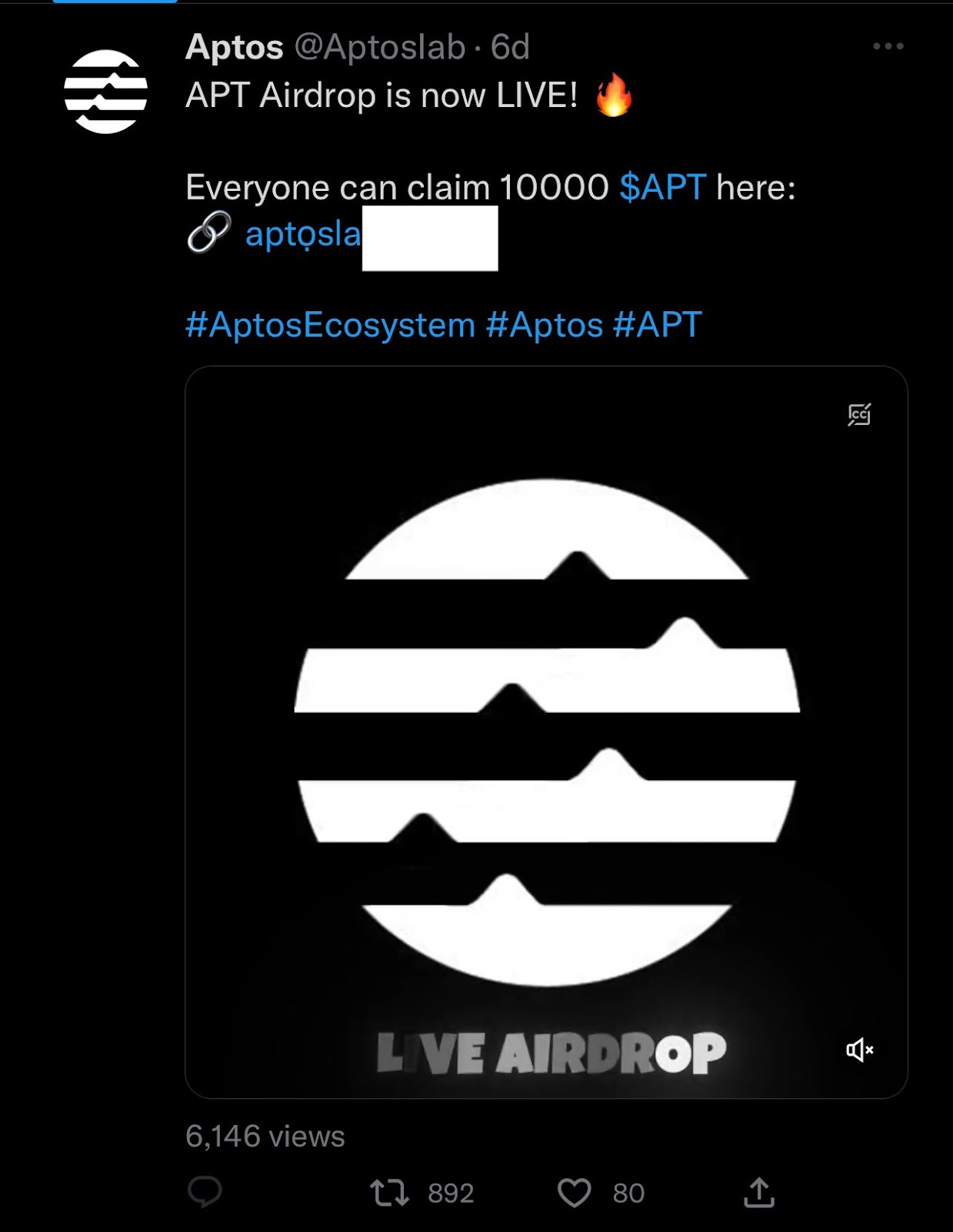 Phishing airdrop link